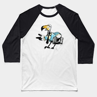 Dodo Typewriter Salesman Baseball T-Shirt